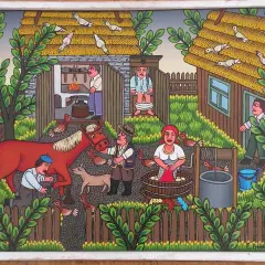 Malarstwo ludowe – historia, cechy i znaczenie kulturowe polskiej sztuki ludowej